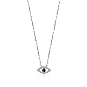0.10 TW Diamond Evil Eye Pendant