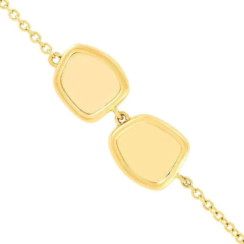 14K CUBE STATION NECKLACE