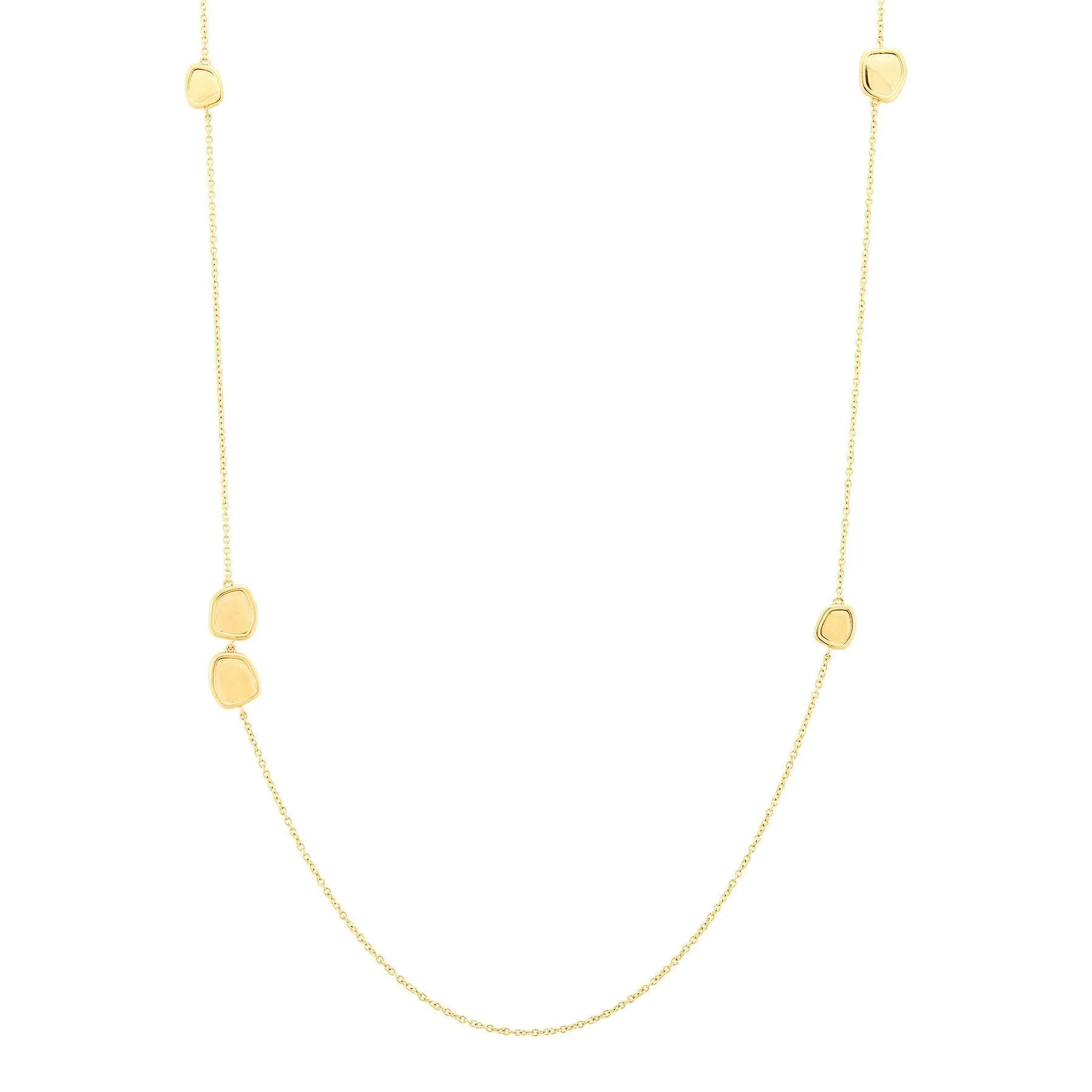 14K CUBE STATION NECKLACE