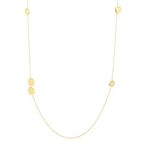 14K CUBE STATION NECKLACE