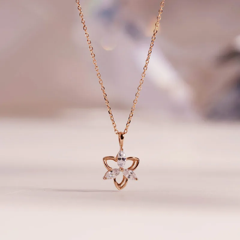 [14K Gold] Lilac Necklace