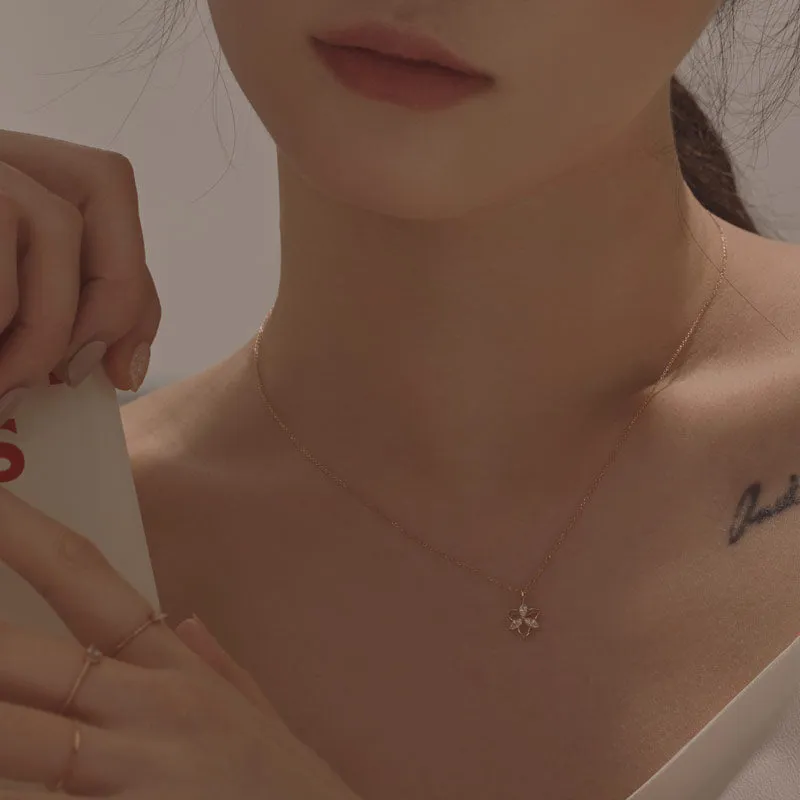 [14K Gold] Lilac Necklace