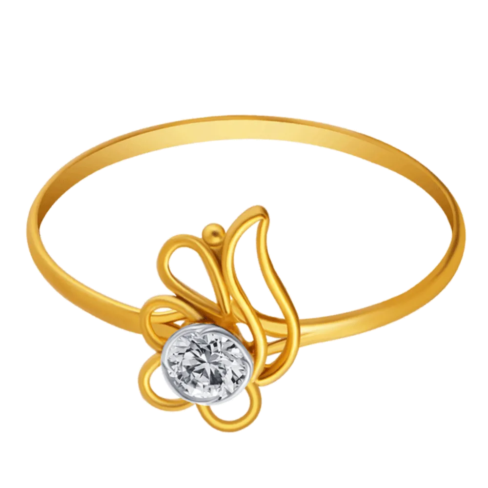 14KT (585) Yellow Gold Ring For Women