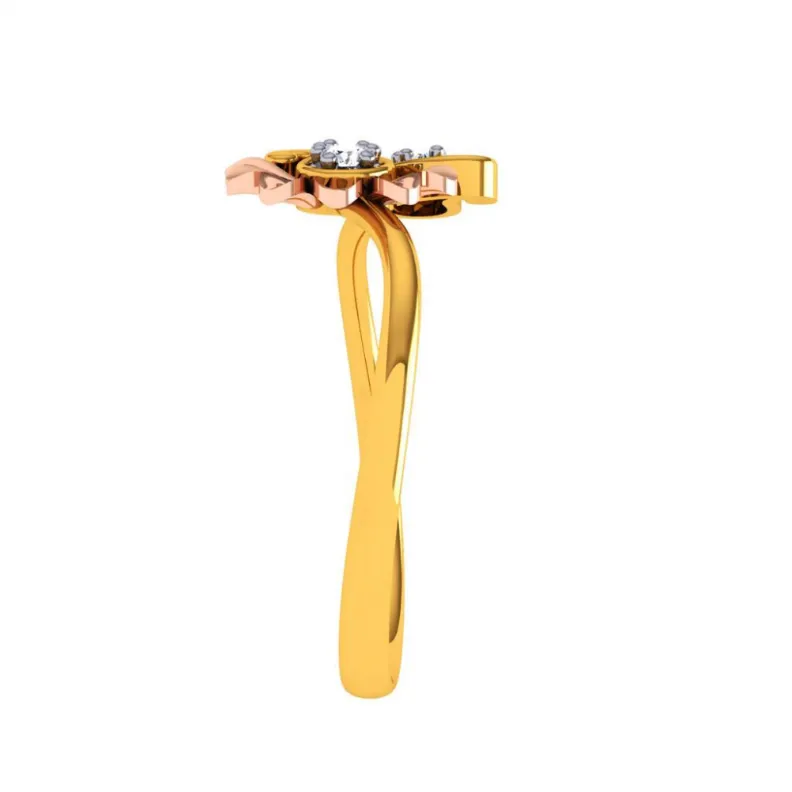 14KT (585) Yellow Gold Ring For Women