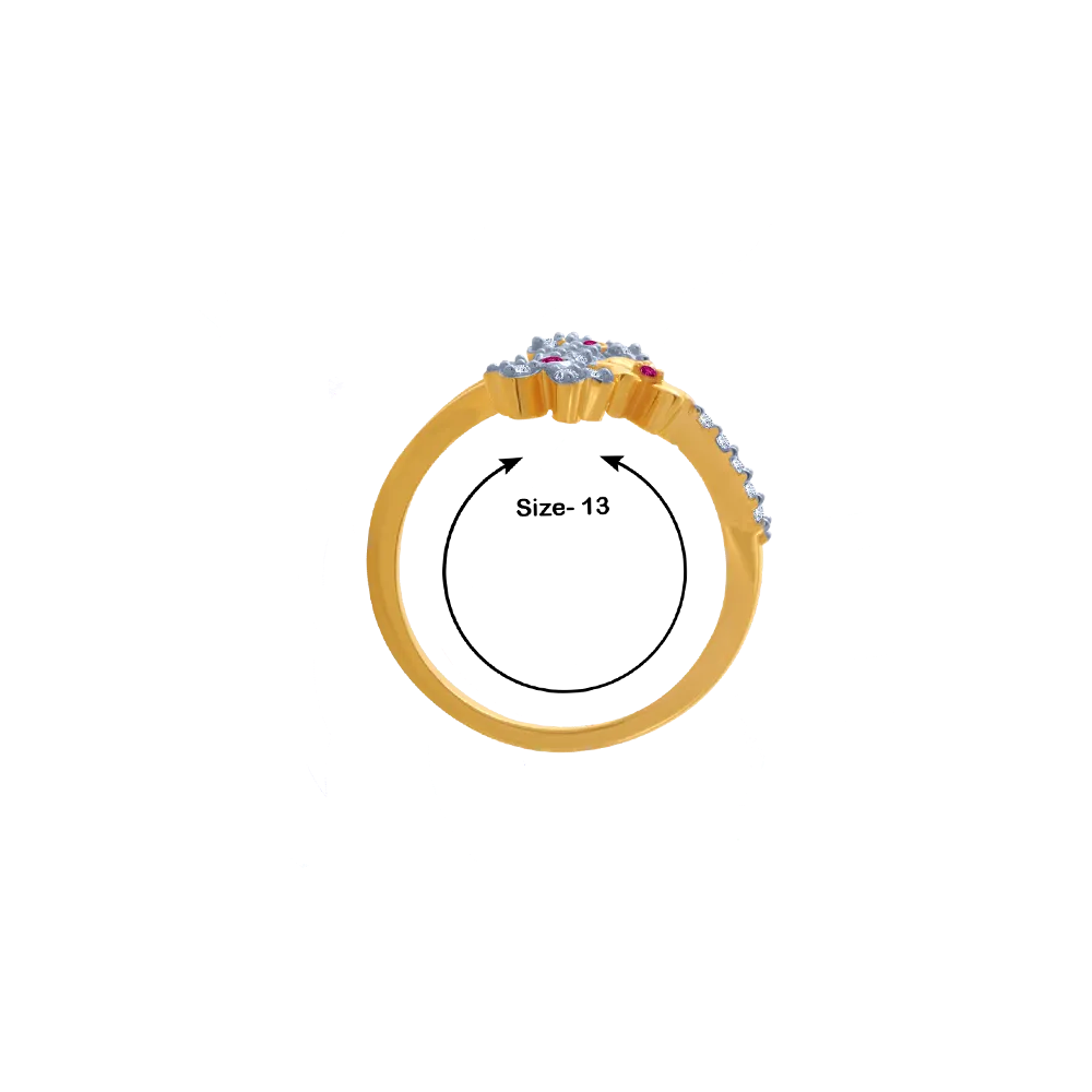 14KT (585) Yellow Gold Ring For Women