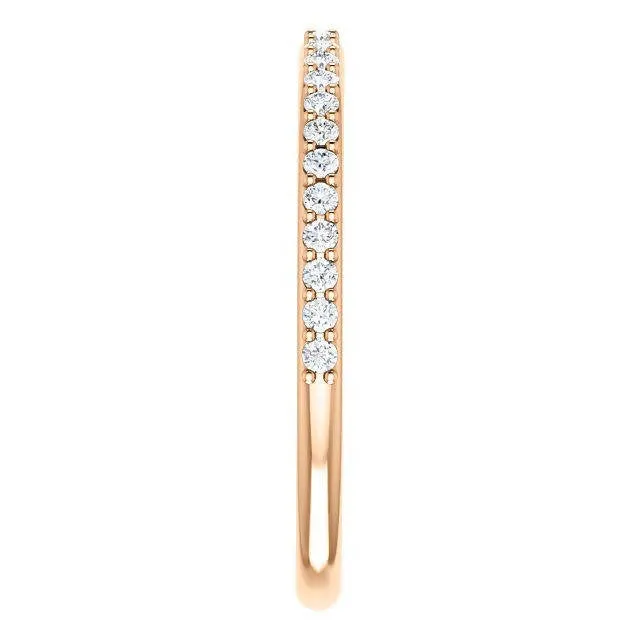 18K Gold 1/4 CTW Premium Canadian Diamond Wedding Band