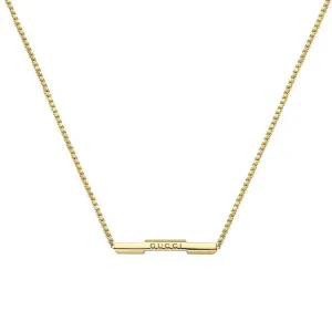 18kt Gold Gucci Link To Love Necklace