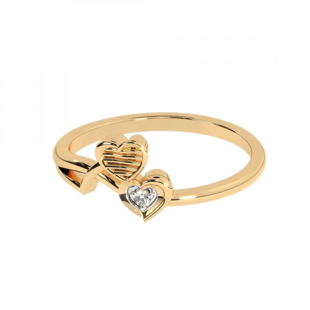 22KT (916) Yellow Gold Ring For Women