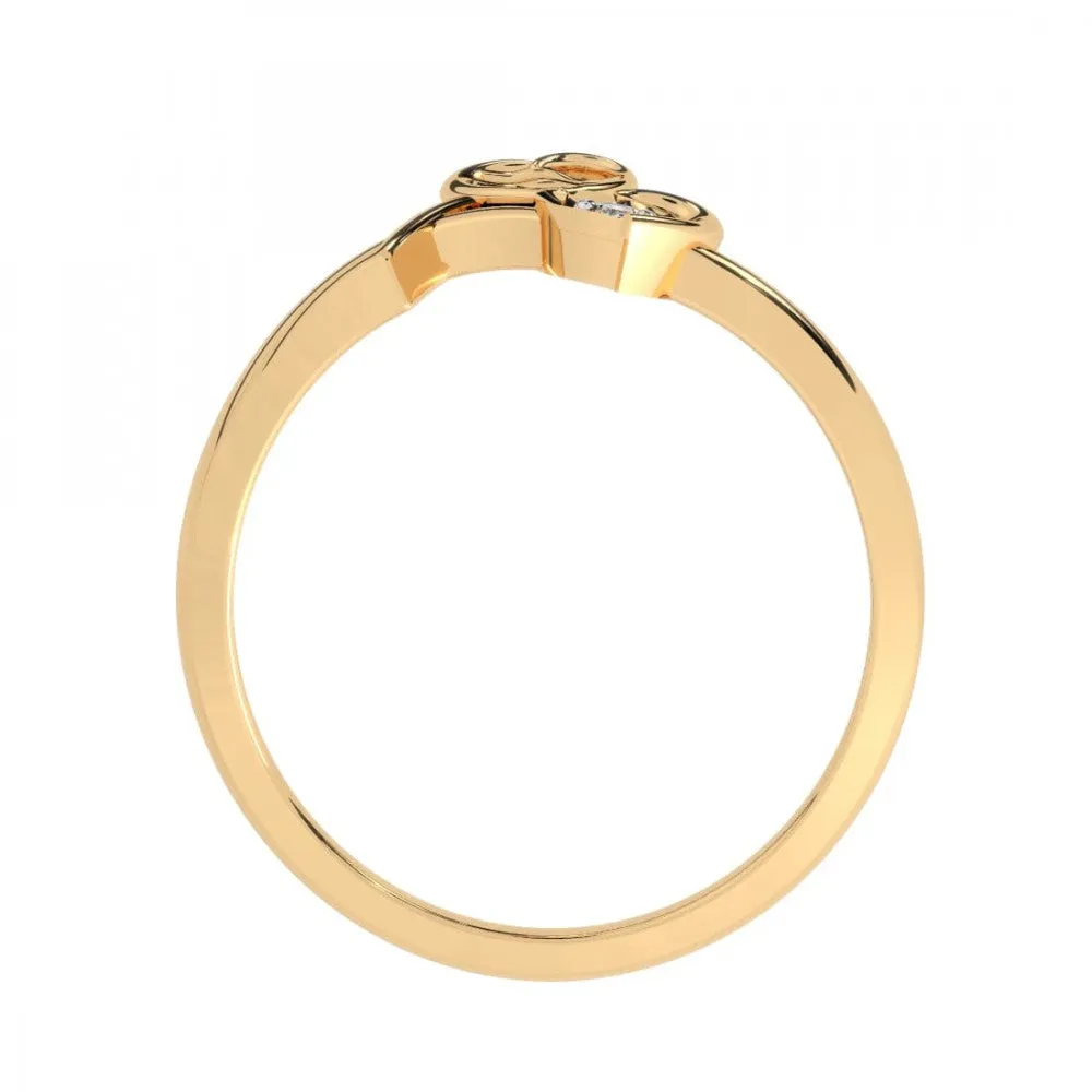 22KT (916) Yellow Gold Ring For Women