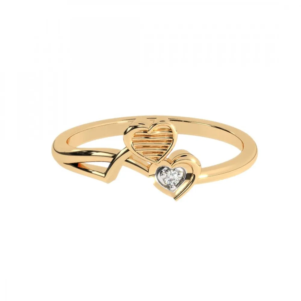 22KT (916) Yellow Gold Ring For Women