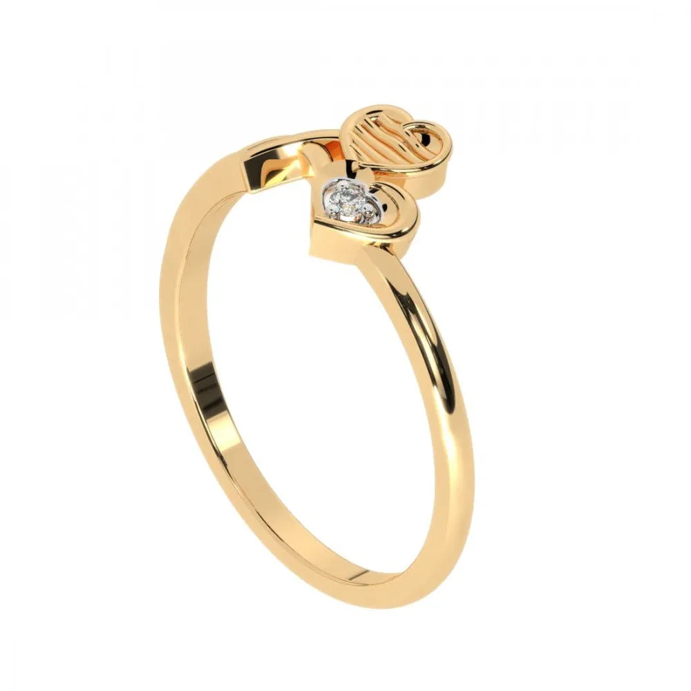 22KT (916) Yellow Gold Ring For Women