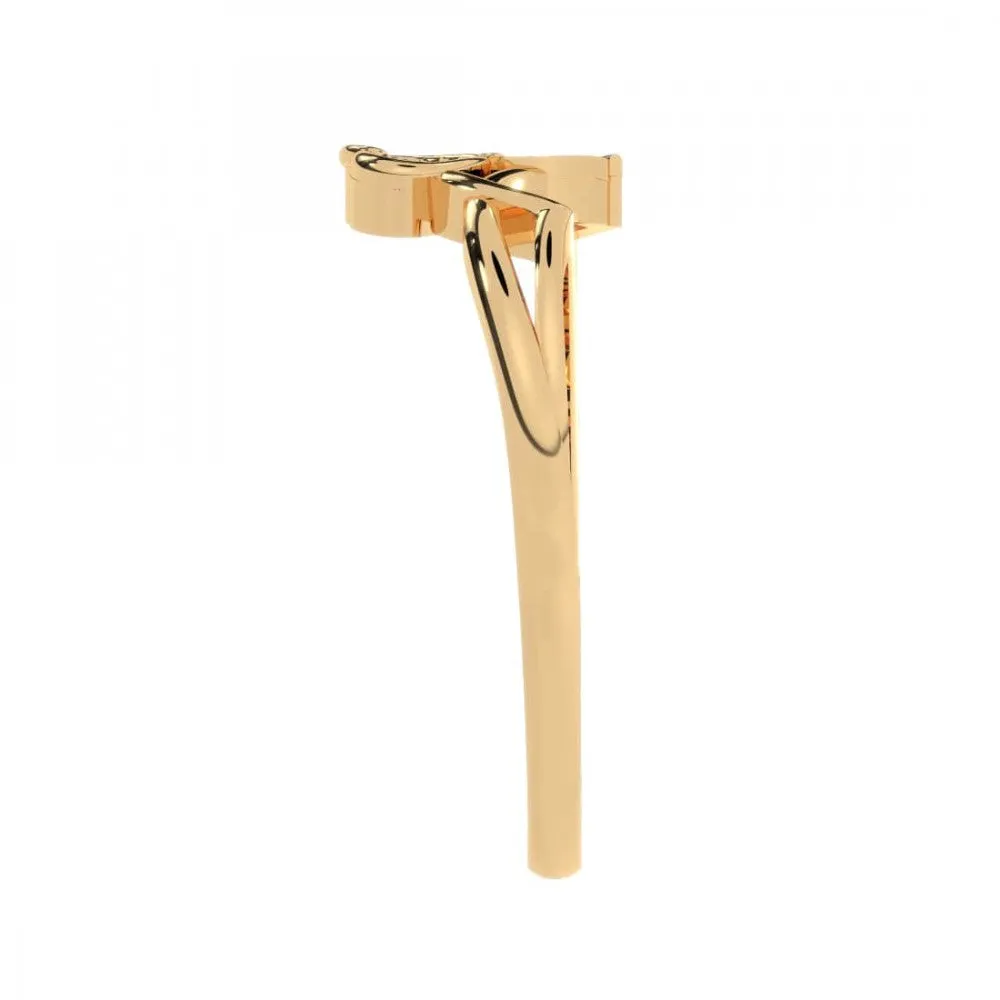 22KT (916) Yellow Gold Ring For Women