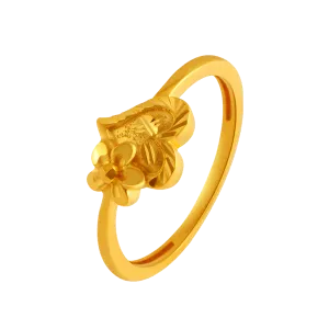 22KT Yellow Gold Ring For Women