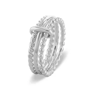 925 Silver Plated Silver Ring