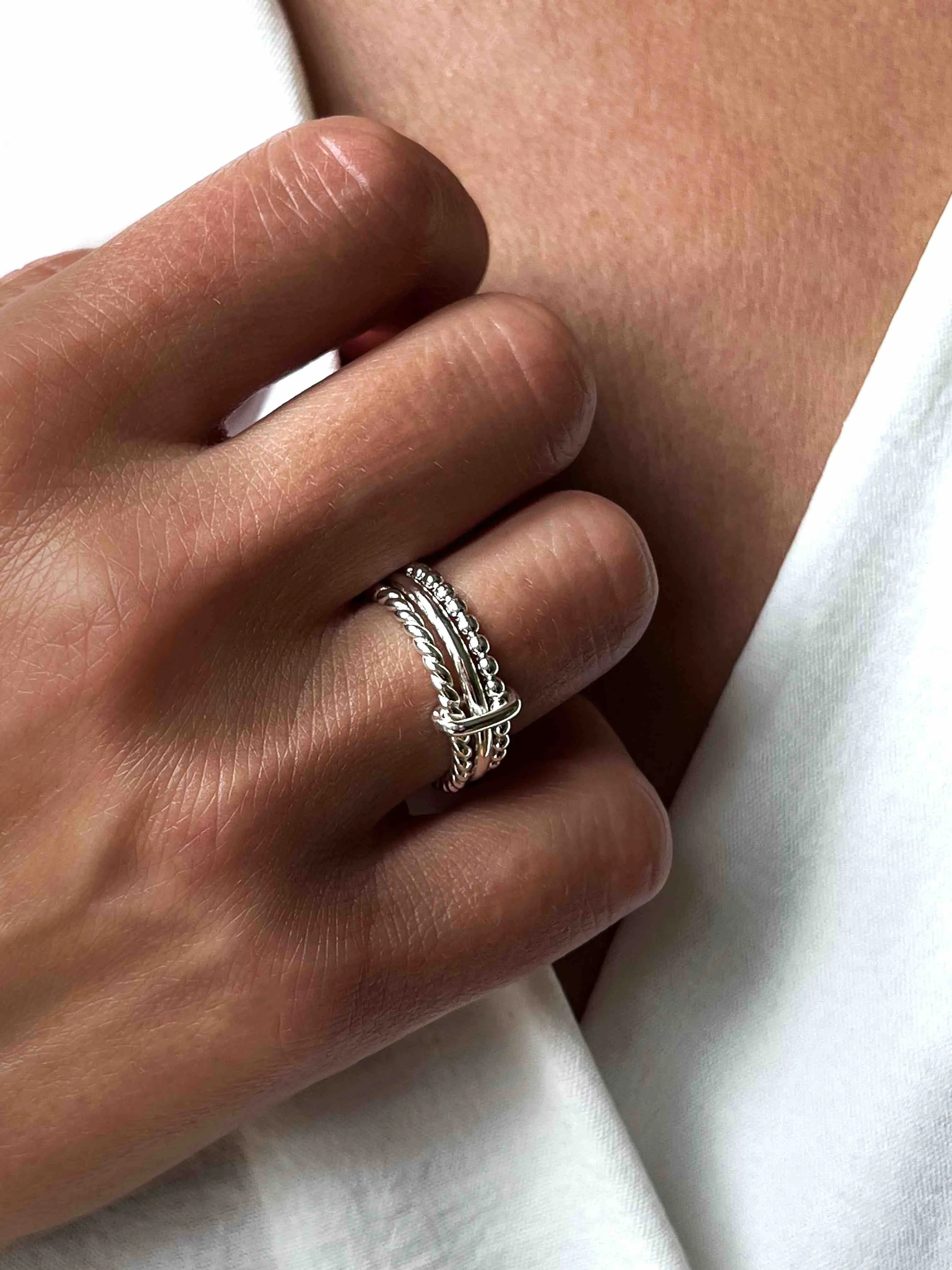 925 Silver Plated Silver Ring