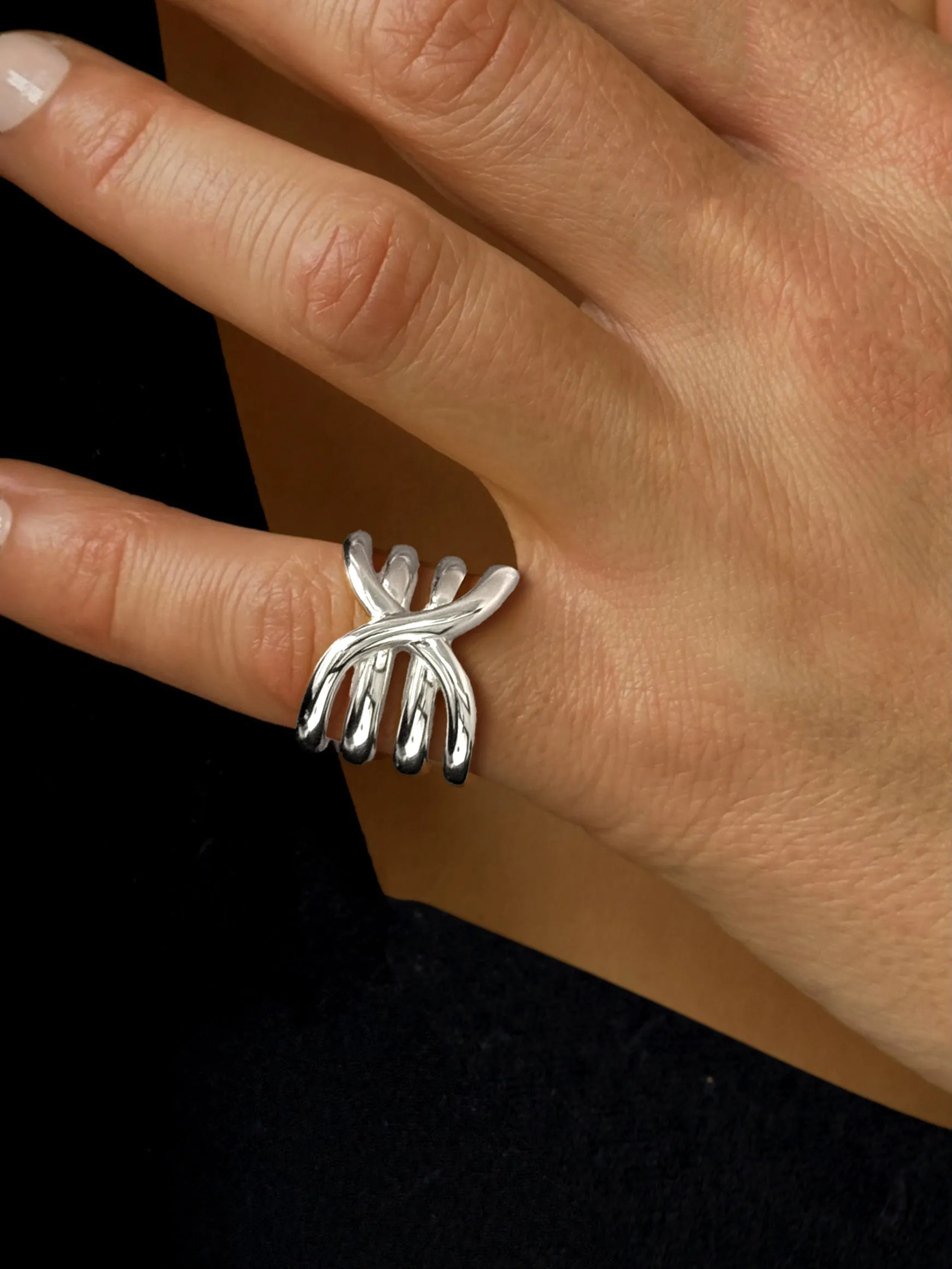 925 Silver Plated Silver Ring