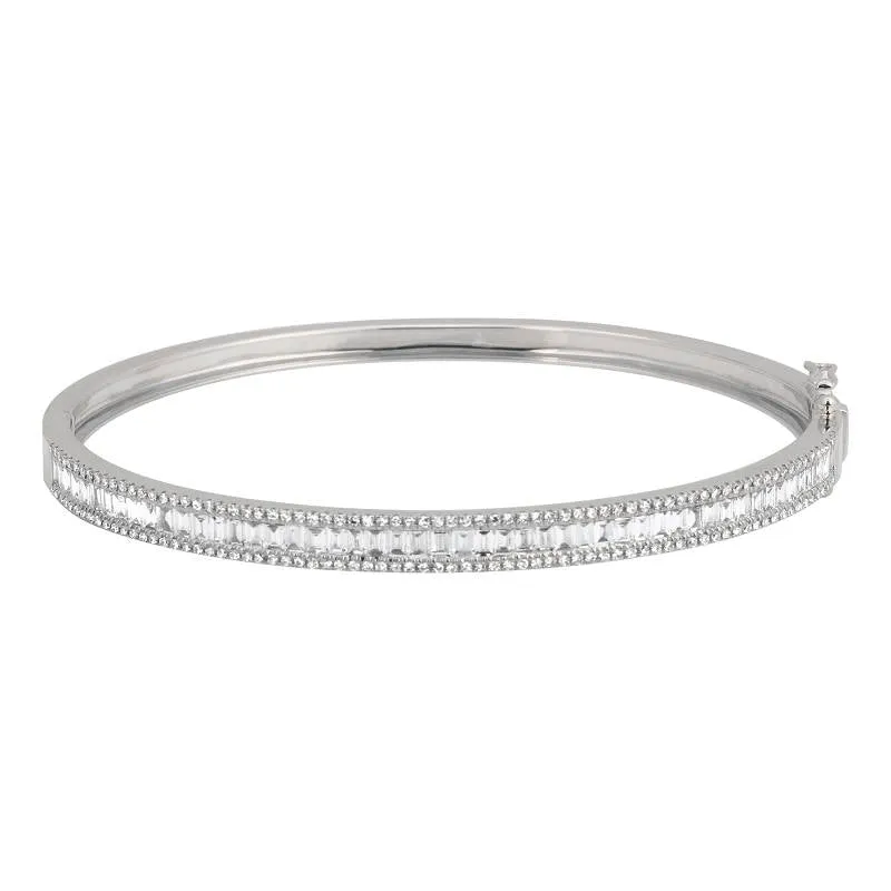 ABBY BAGUETTE DIAMOND BANGLE