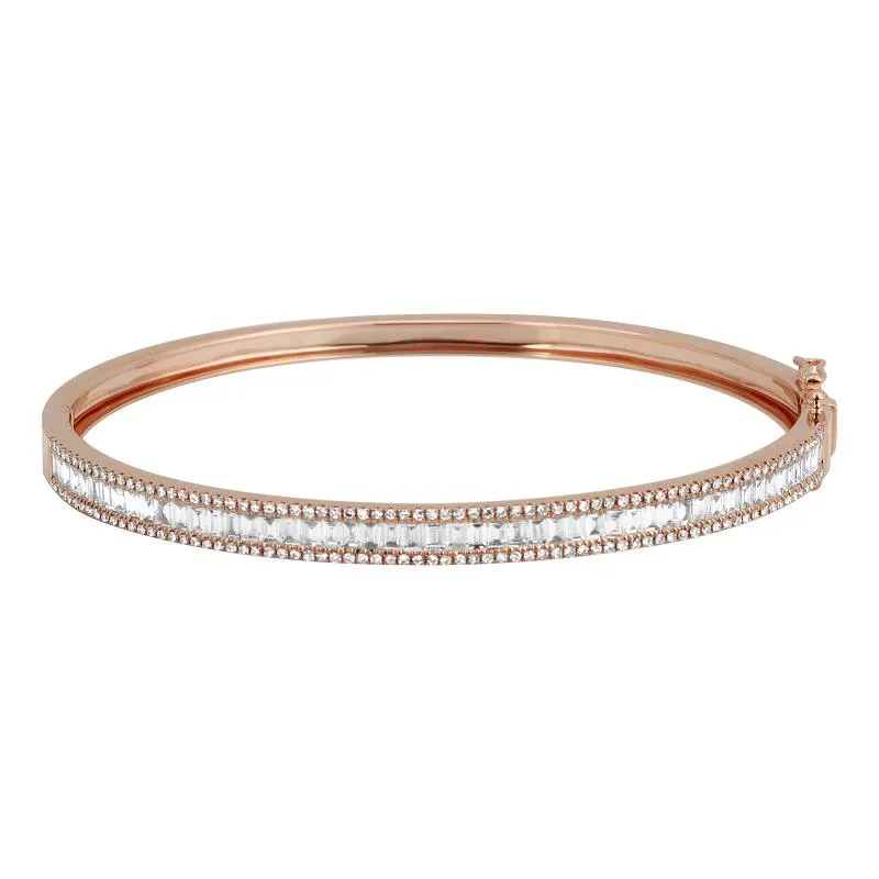 ABBY BAGUETTE DIAMOND BANGLE
