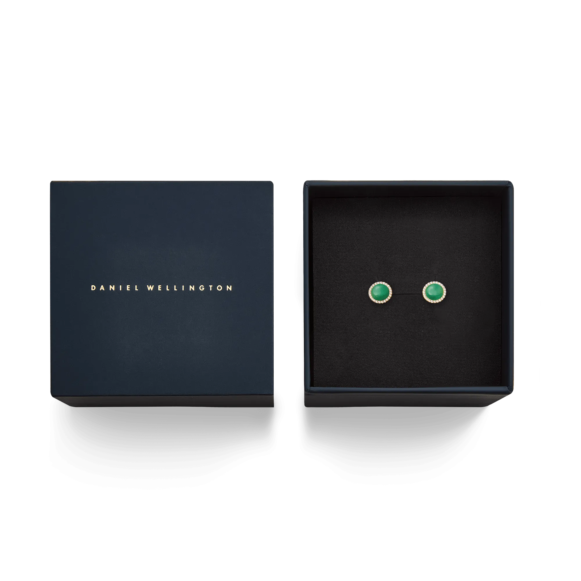 Audrey Earrings Jade Rose Gold