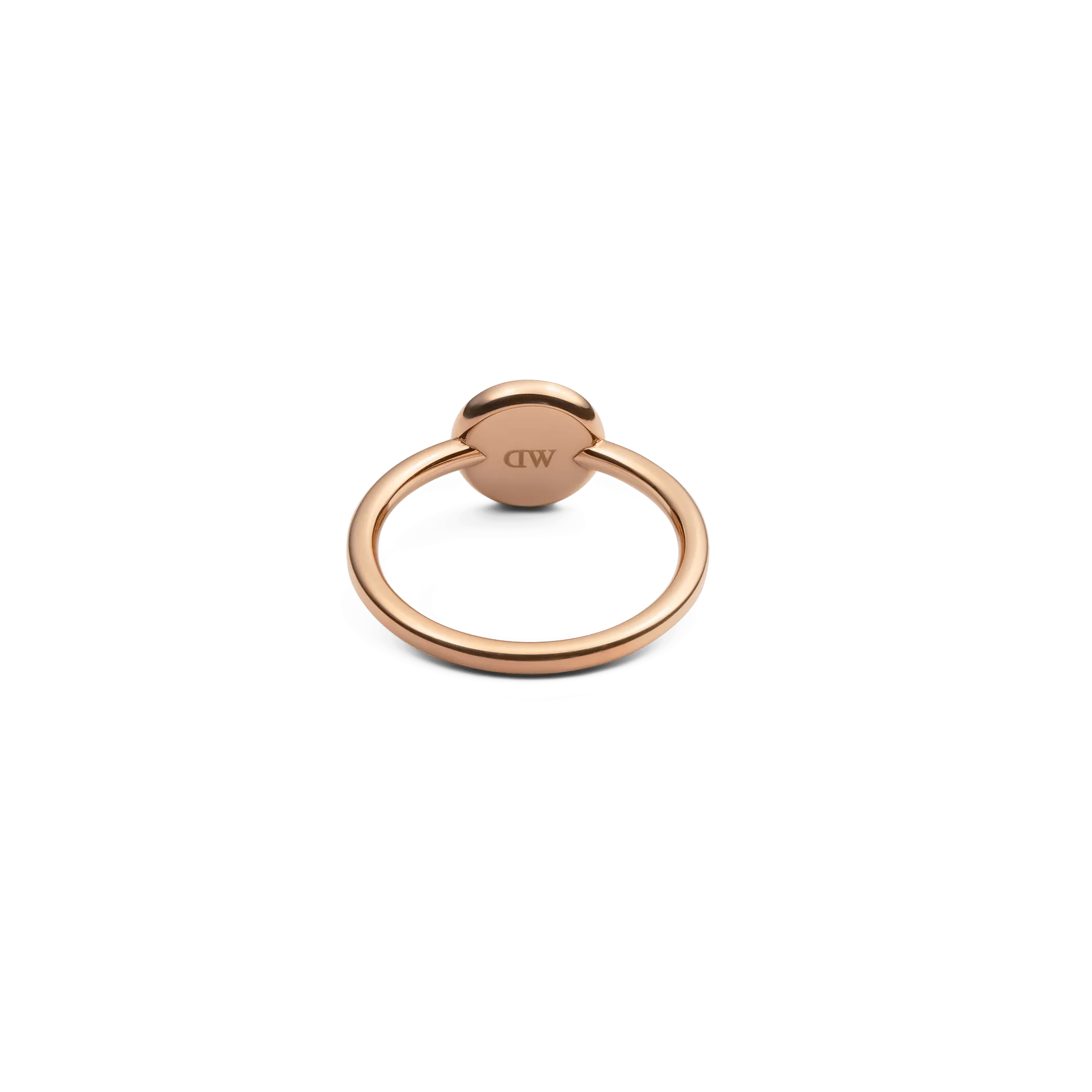 Audrey Ring Black Agathe Rose Gold