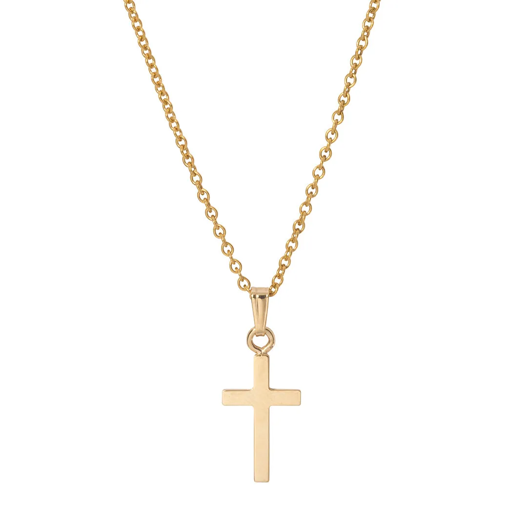Baby 14K Gold Filled Cross Pendant Necklace