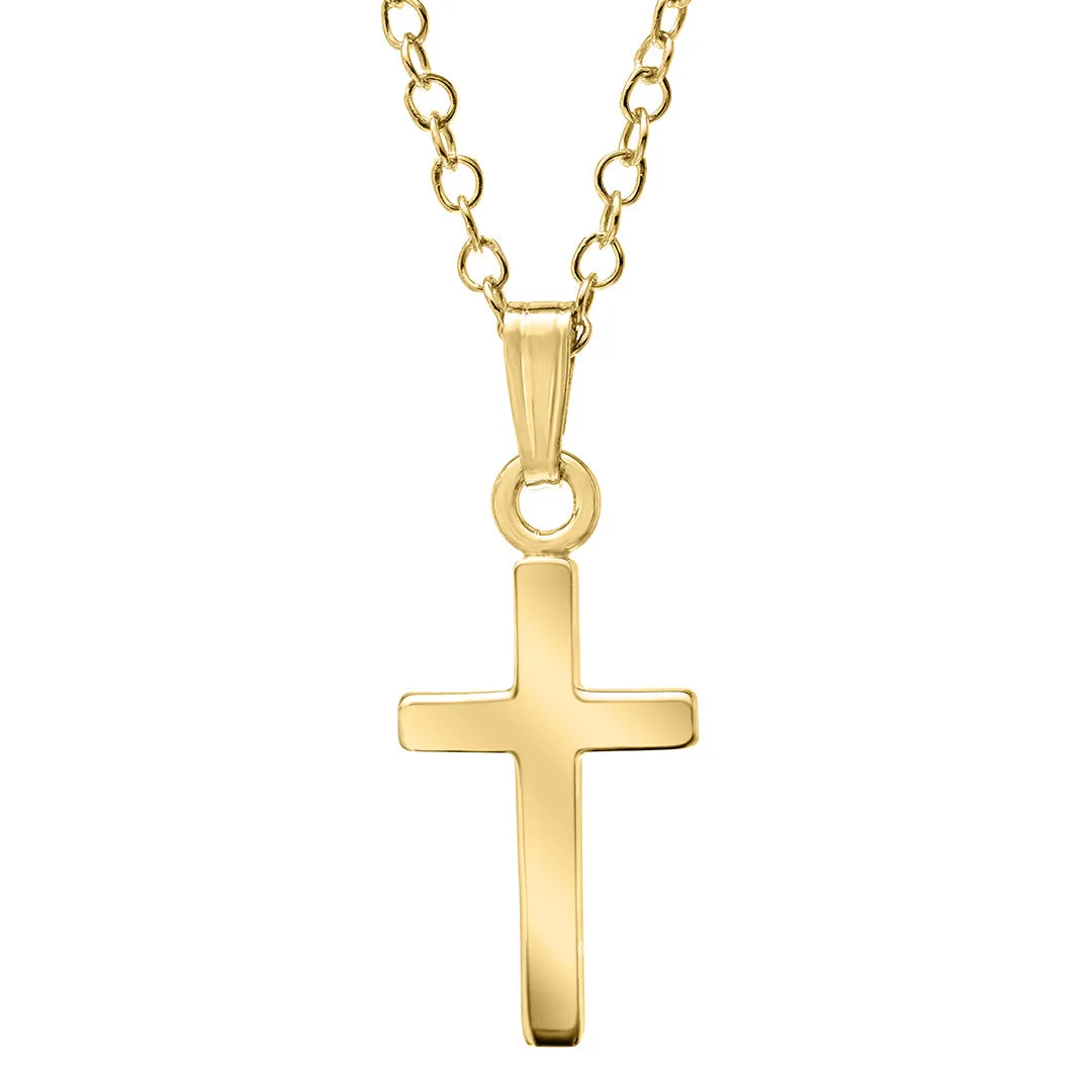 Baby 14K Gold Filled Cross Pendant Necklace