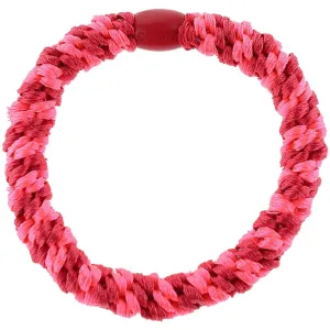 Bow's by St?r Braided Hair Elastic - Multi Neon Pink/Red 6-pack