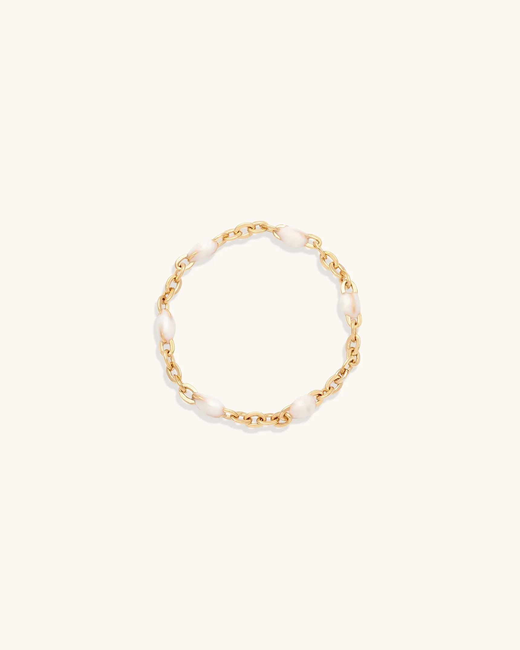 Coconut Candy Chain Ring