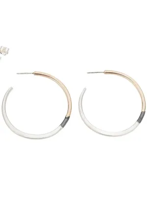 Colleen Mauer Designs | Tri-Toned Classic Hoop Earrings