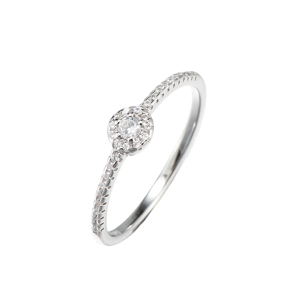 Cubic Zirconia Wrap Ring