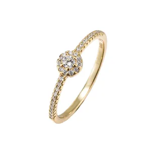 Cubic Zirconia Wrap Ring