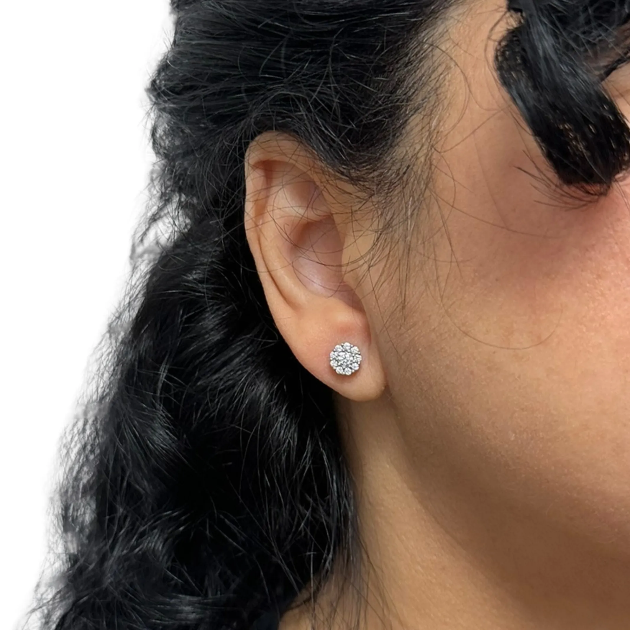 Daisy Exclusive Diamond Cluster Earrings