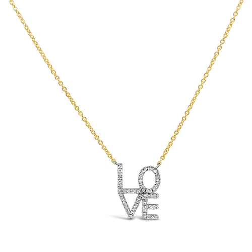 Diamond LOVE Pendant