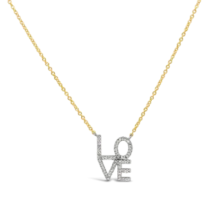 Diamond LOVE Pendant