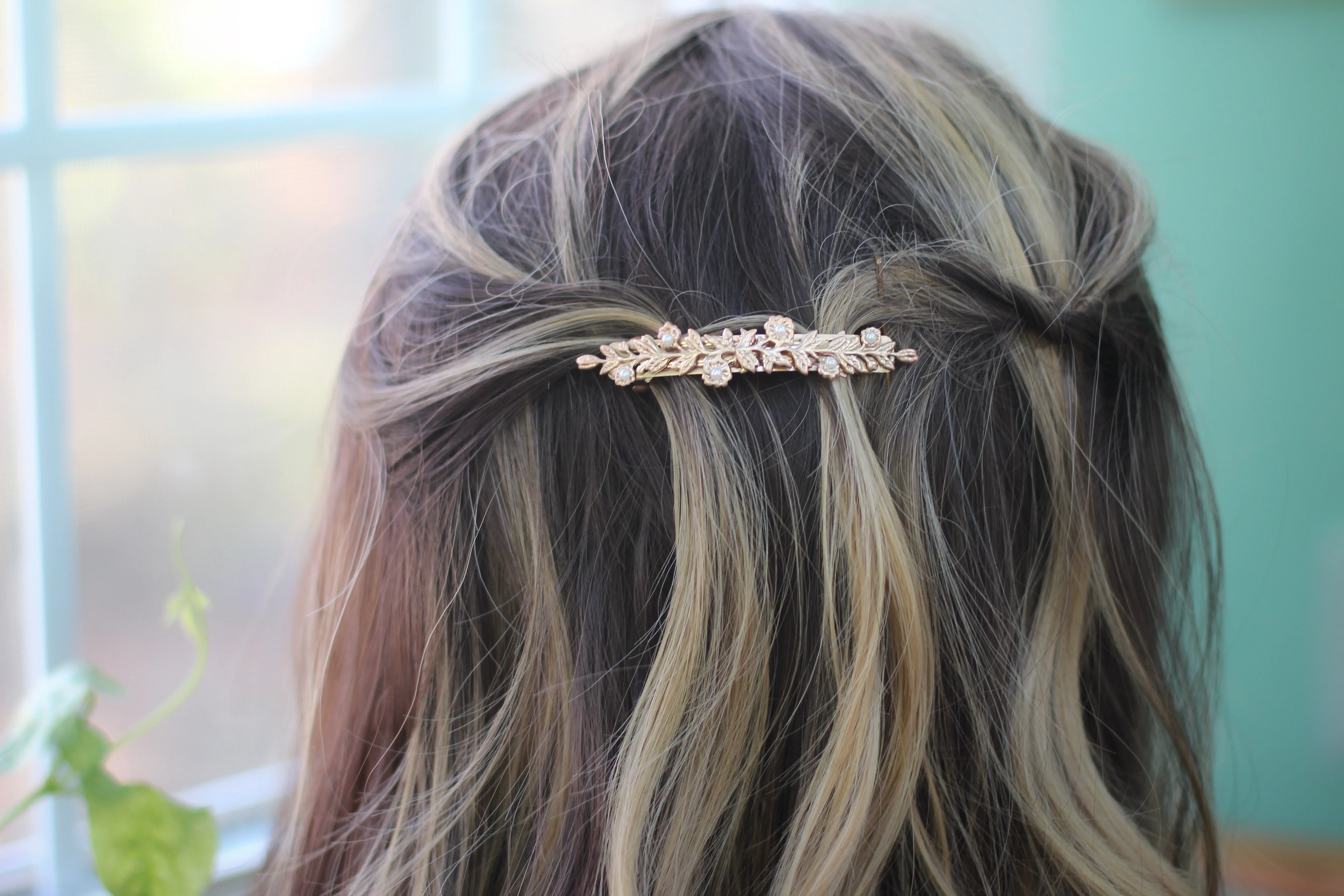 Discounted Version - Double Bloom Flower Bouquet Barrette