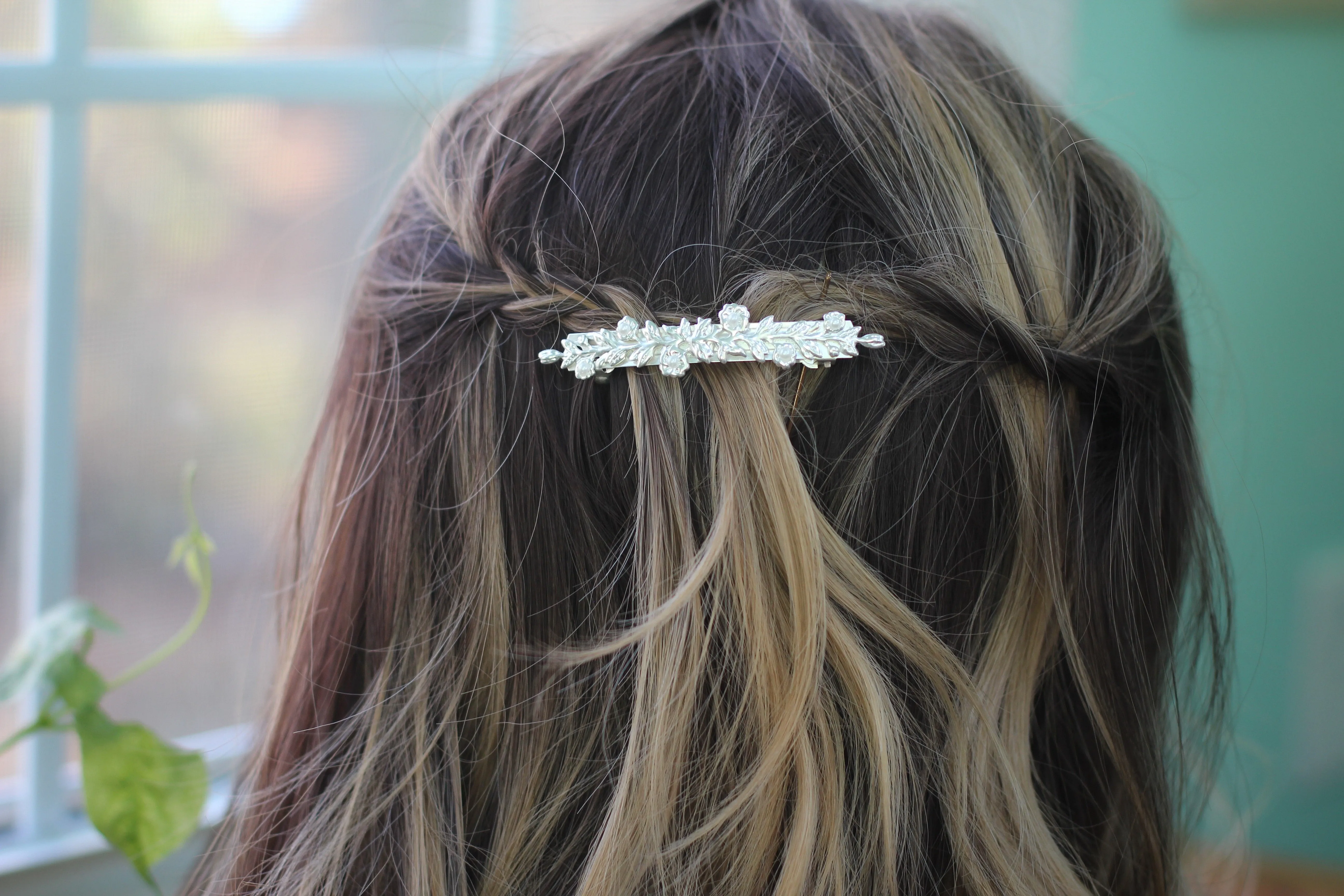 Discounted Version - Double Bloom Flower Bouquet Barrette