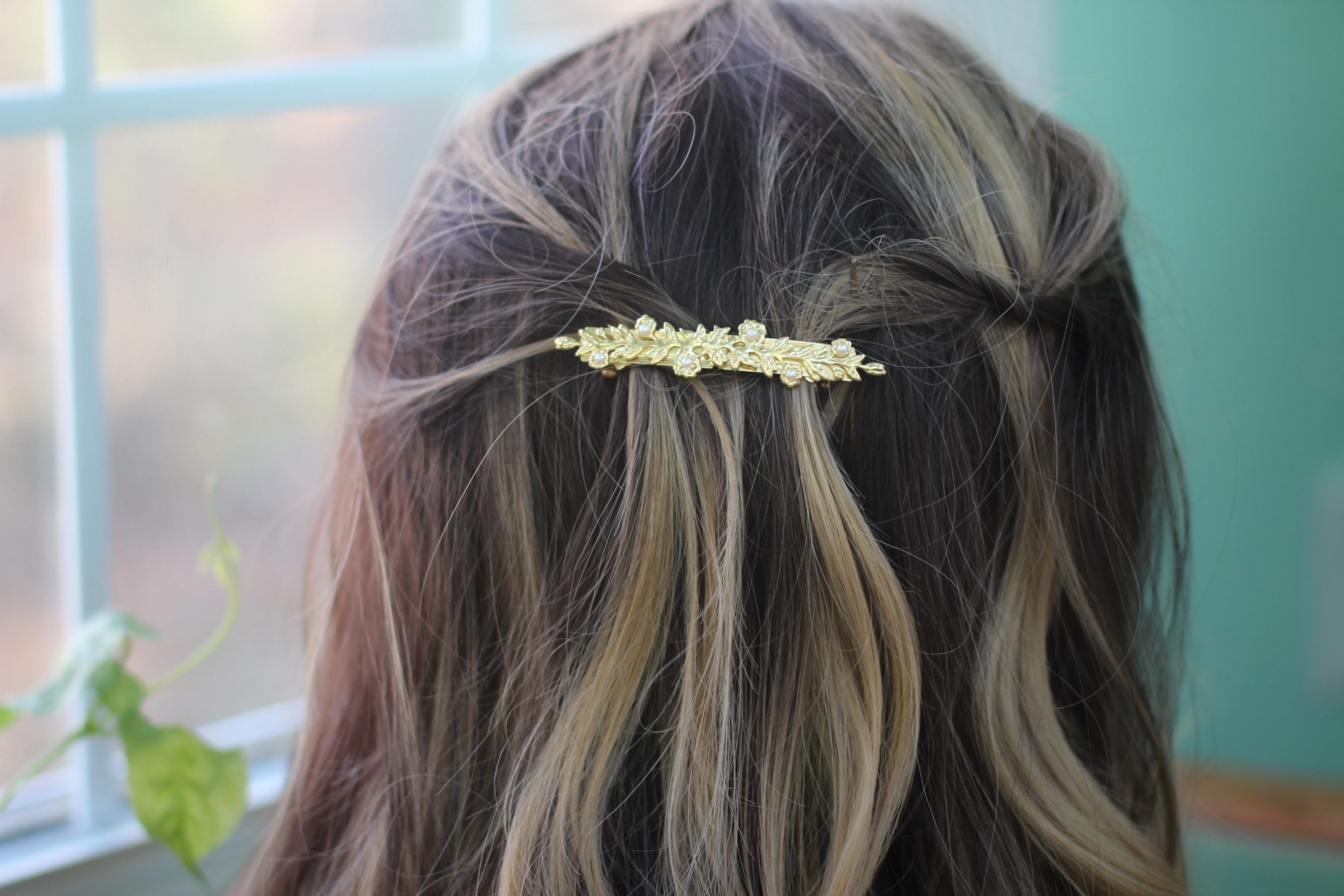 Discounted Version - Double Bloom Flower Bouquet Barrette