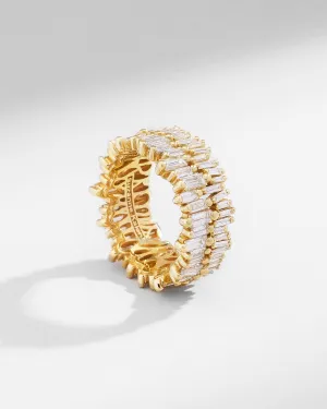 Double Stack Diamond Eternity Band