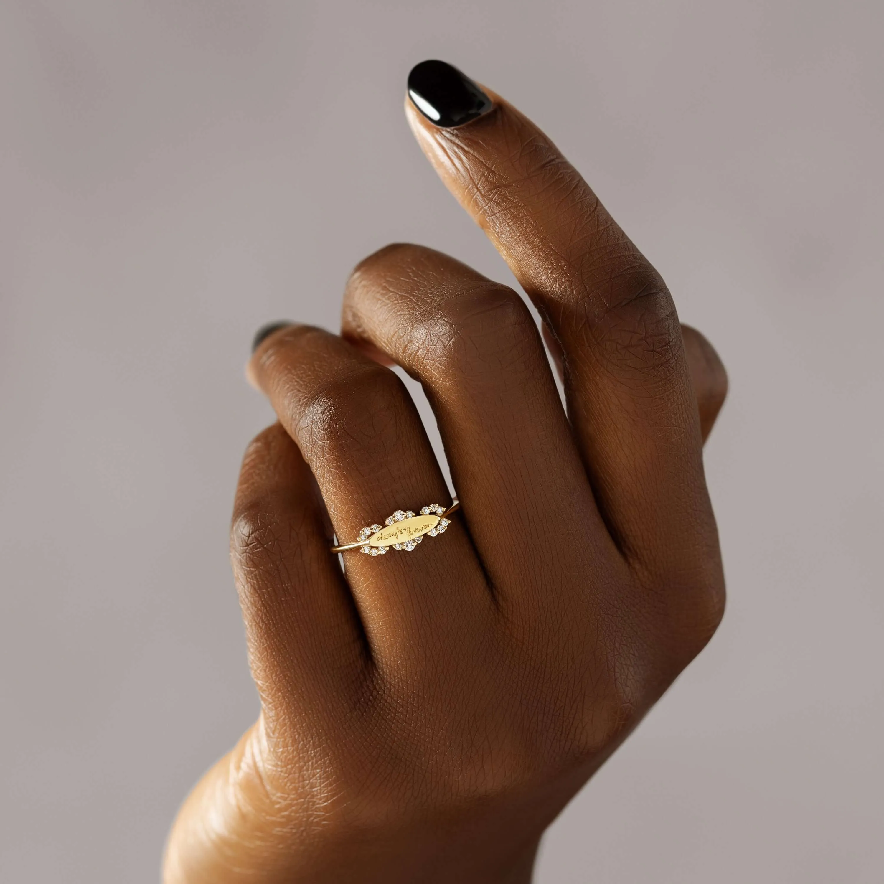 Filigree Signet Ring