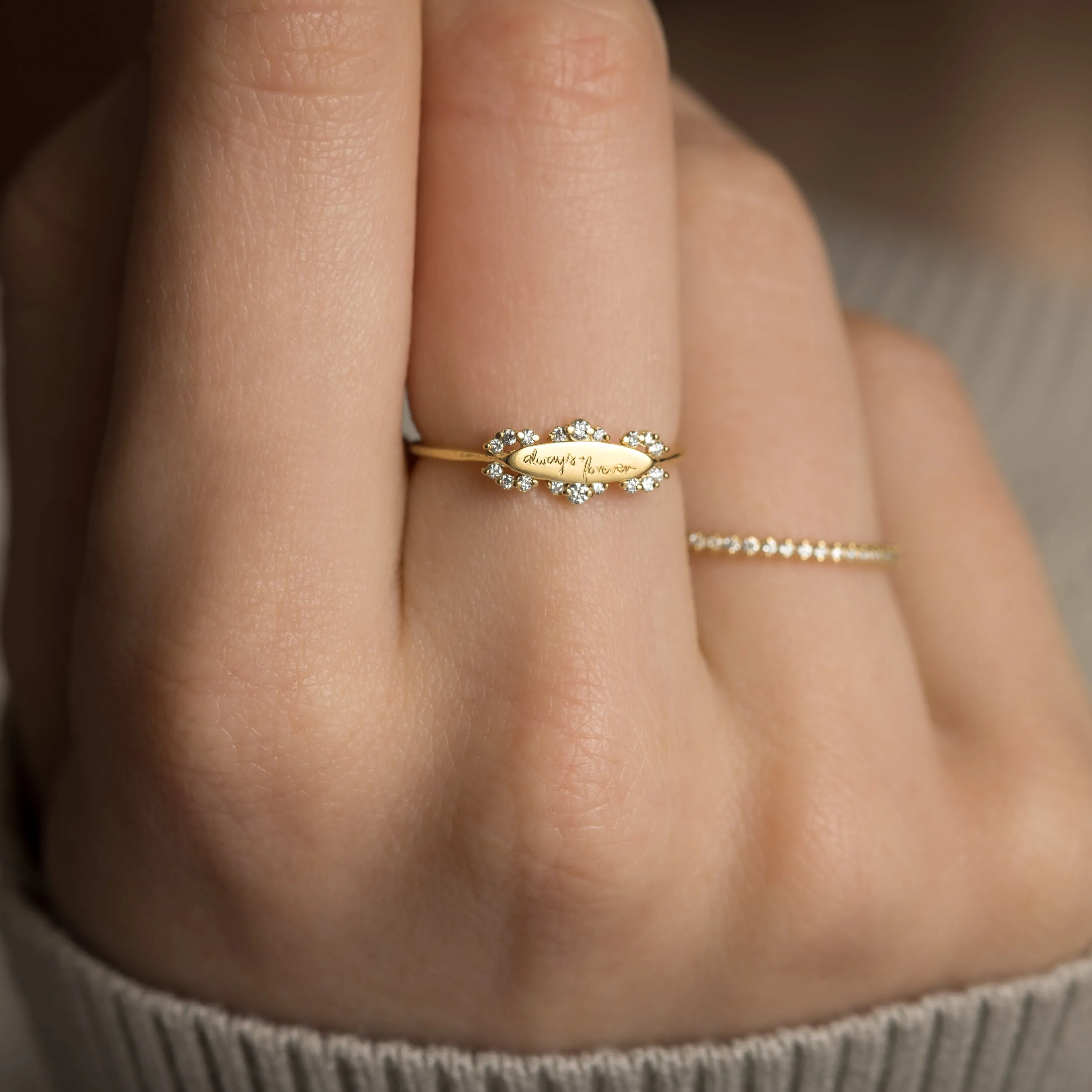 Filigree Signet Ring