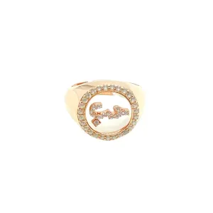 Glass Zircon Hob Ring