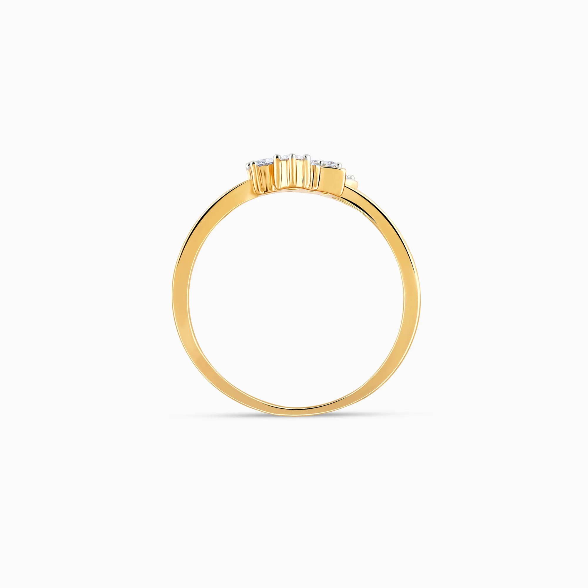Gold Floral Flirt Diamond Ring