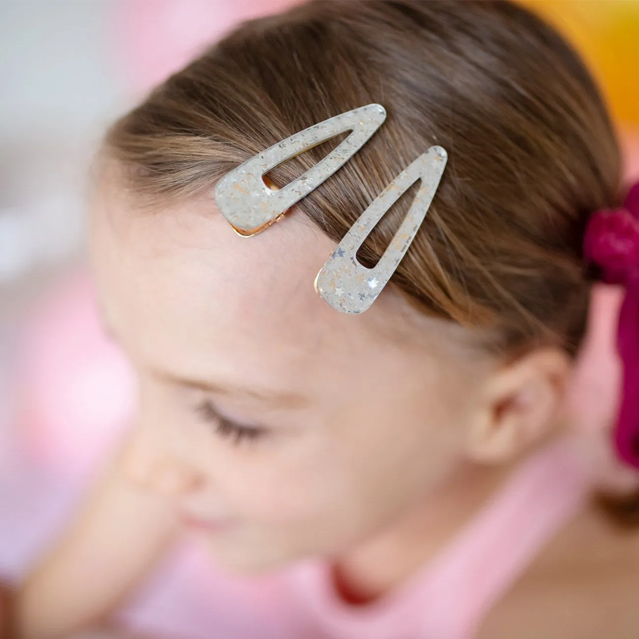 Great Pretenders Boutique Gel Sparkle Hairclips, 2 Pcs Mix