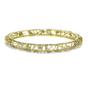 Hearts On Fire Brocade Diamond Bangle