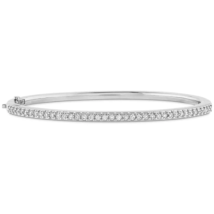 Hearts On Fire Classic Prong Set Diamond Bangle