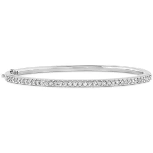 Hearts On Fire Classic Prong Set Diamond Bangle