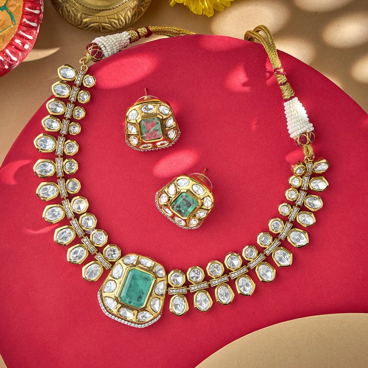 Kundan Necklace 169663