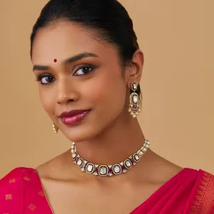 Kundan Necklace 174038