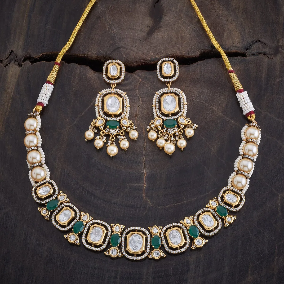Kundan Necklace 174038