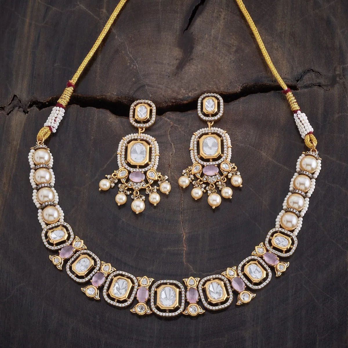 Kundan Necklace 174038